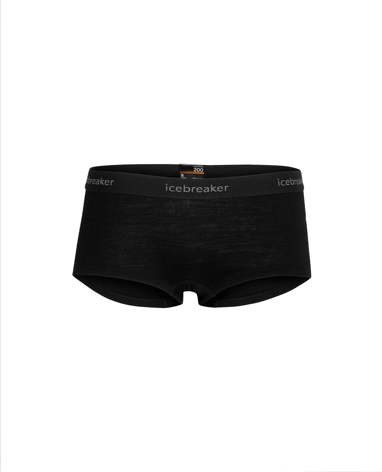 Icebreaker Women Merino 200 Oasis Boy Shorts Black