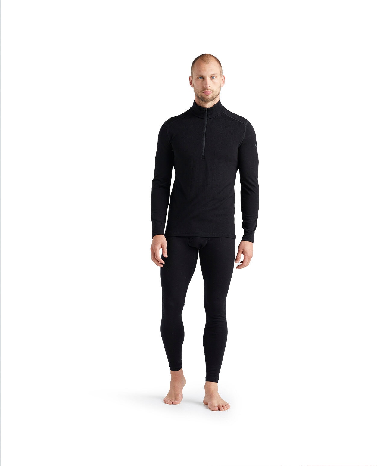 Icebreaker Men Merino 260 Tech LS Half Zip Black