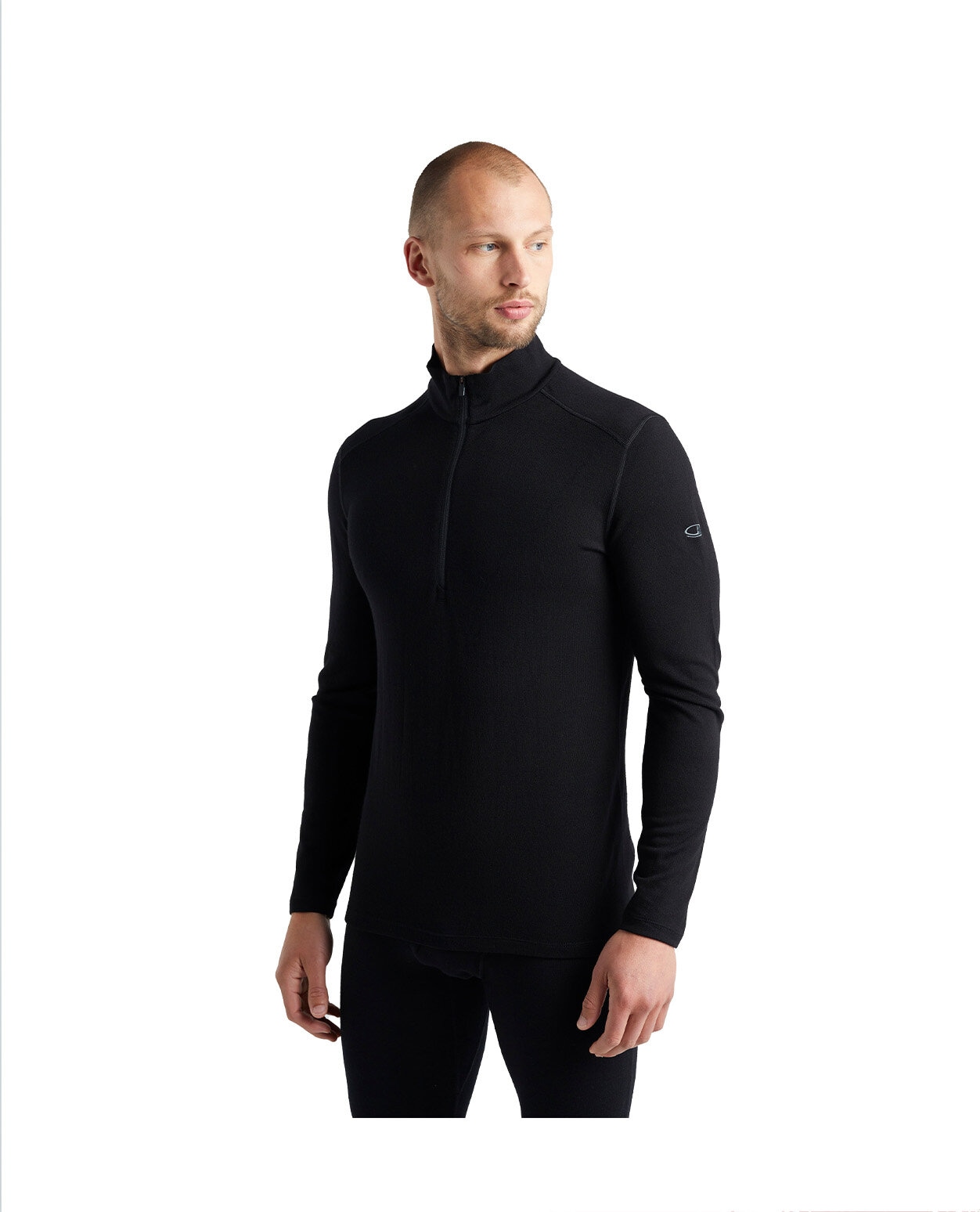 Icebreaker Men Merino 260 Tech LS Half Zip Black