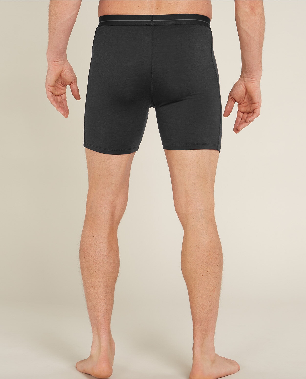 Icebreaker Men Merino 150 Anatomica Long Boxers Black