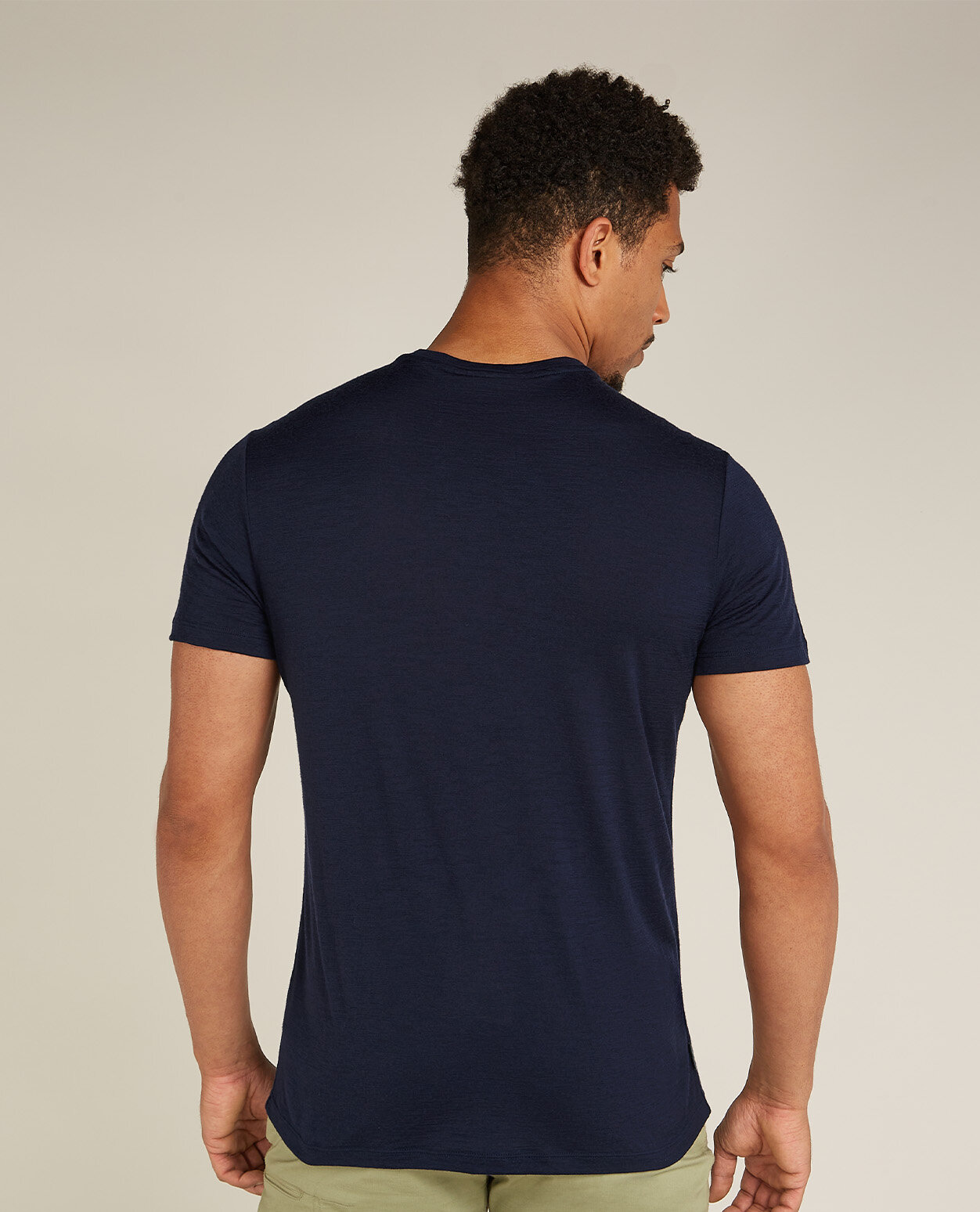 Icebreaker Men Merino 150 Tech Lite SS Tee Polar Paddle Midnight Navy