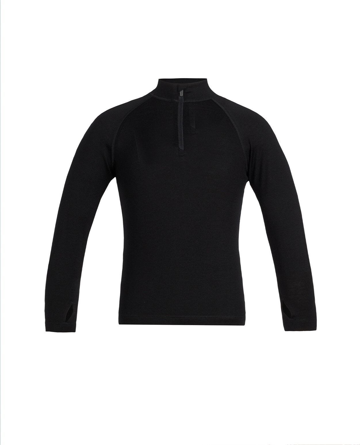 Icebreaker Junior Merino 260 Tech LS Half Zip Black