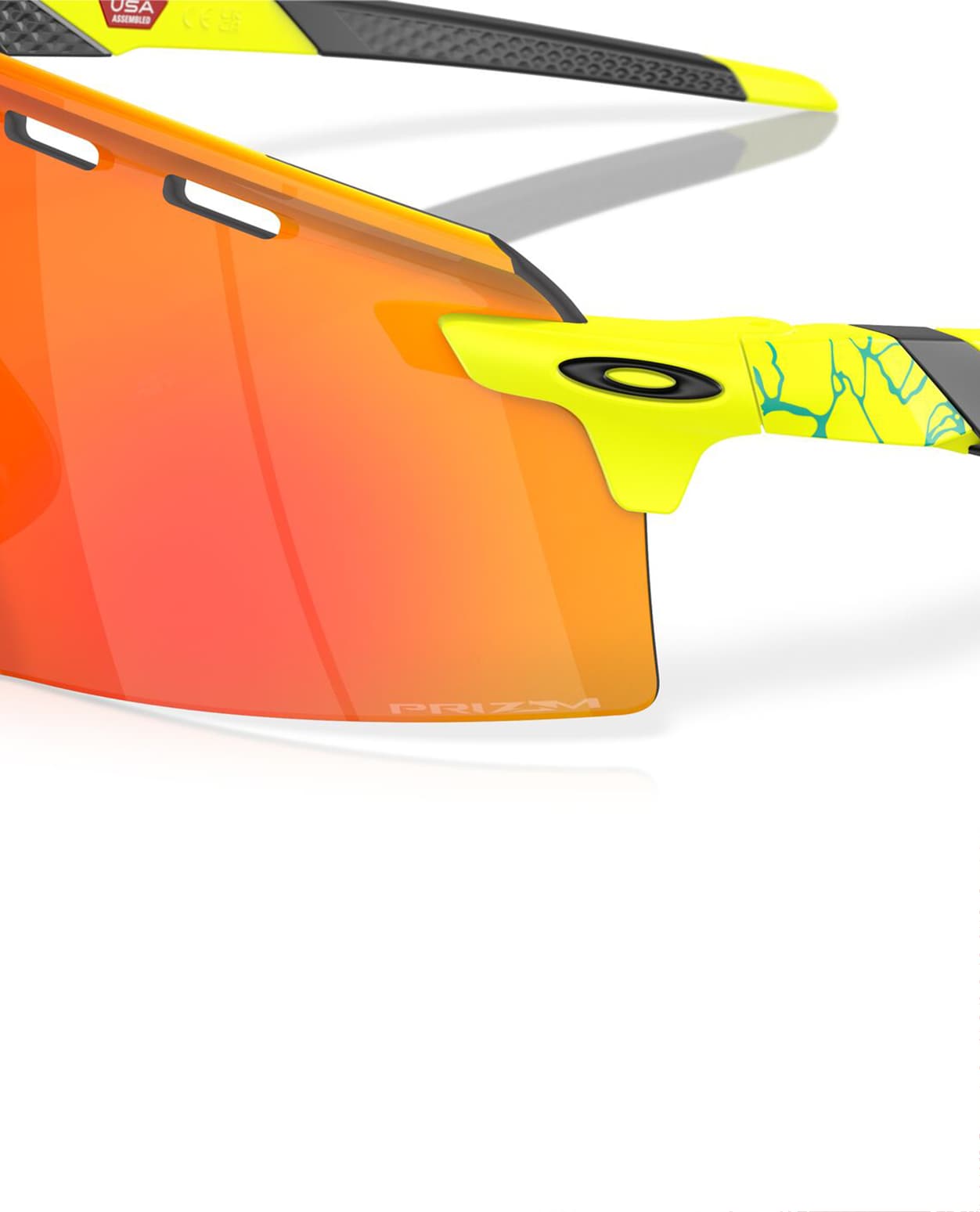 Oakley Encoder Strike Vented Matte Tennisball Yellow Celeste Neuron/Prizm Ruby