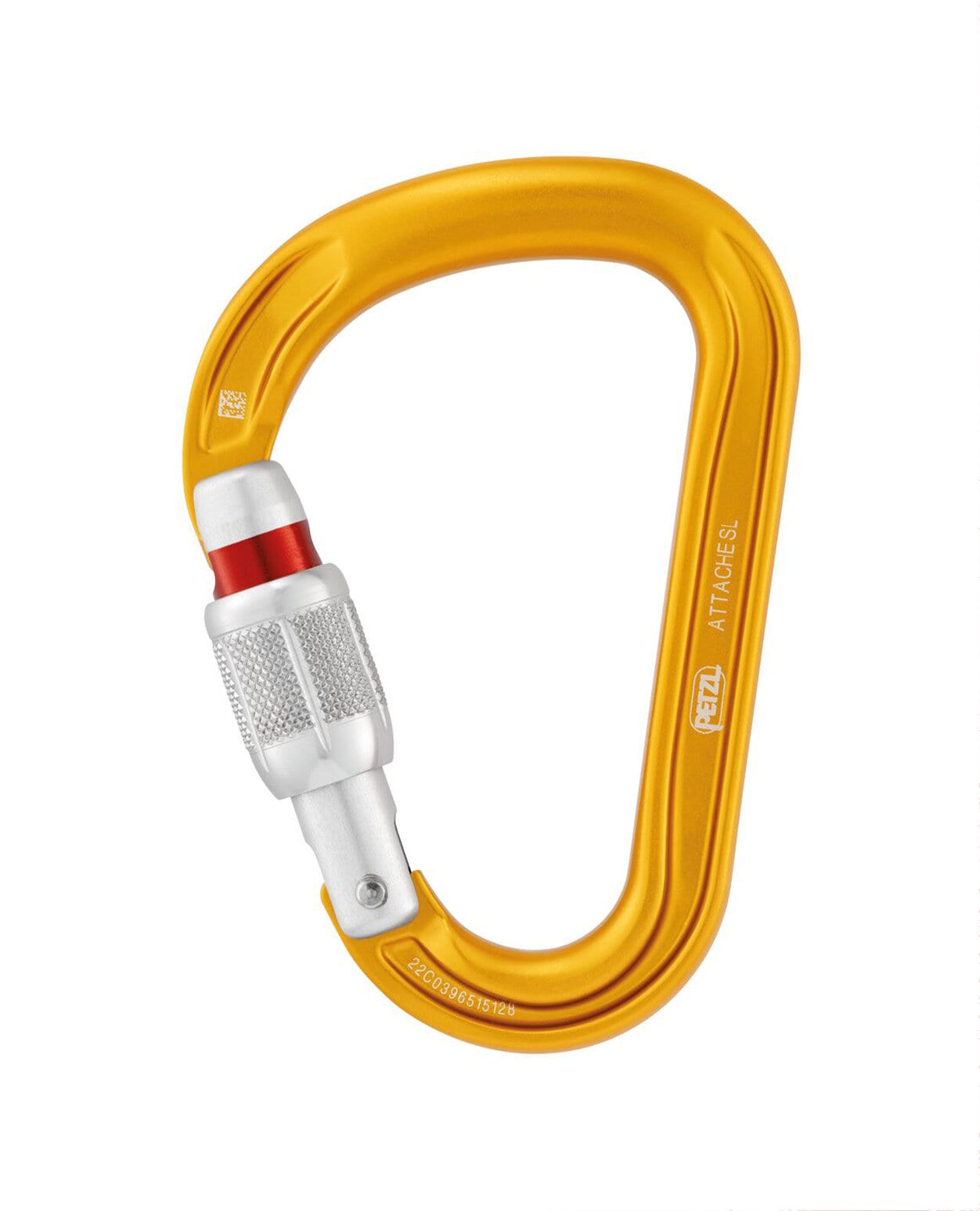 Petzl Attache Screw Lock Carabiner Yellow