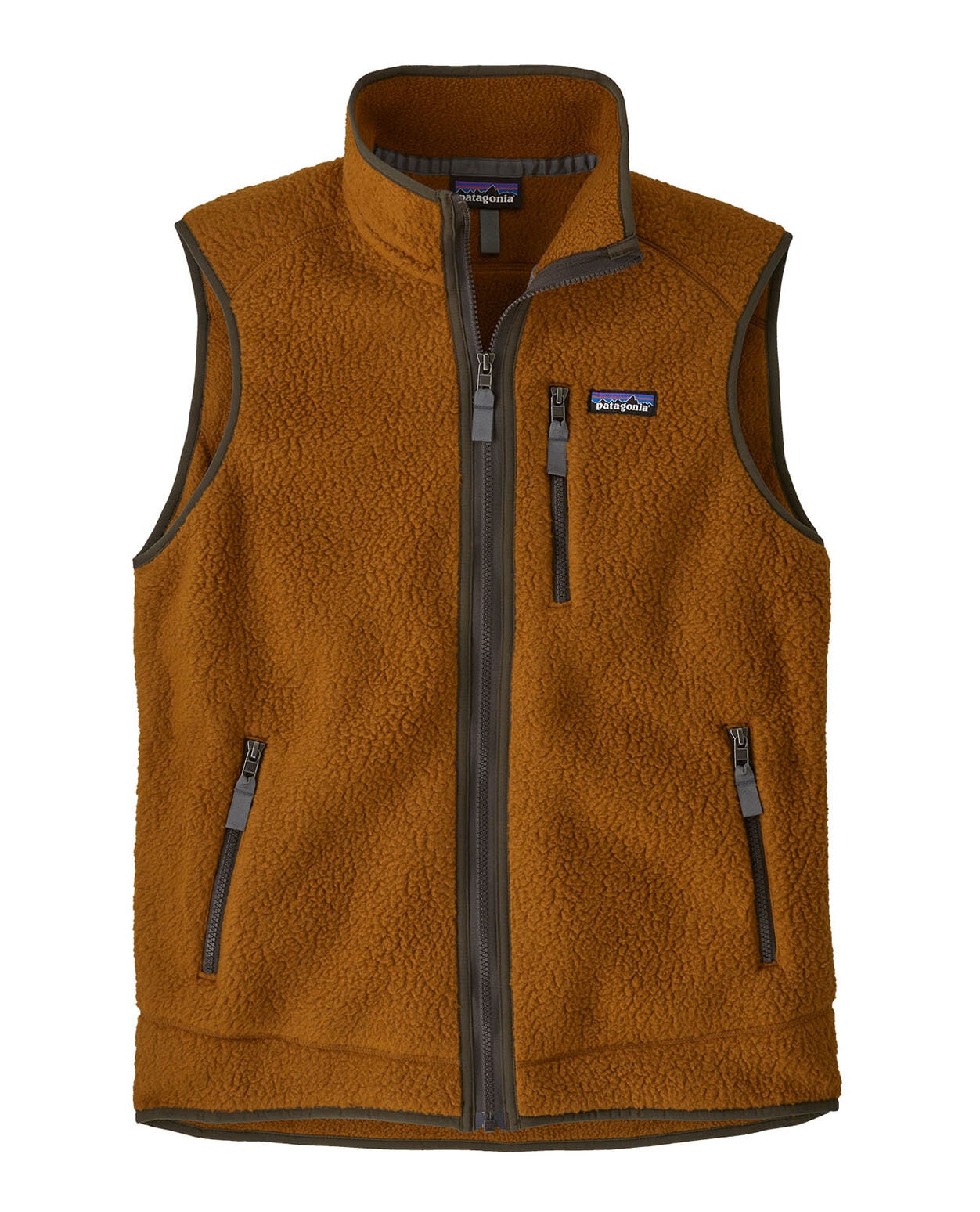 Patagonia Men Retro Pile Vest Shelter Brown