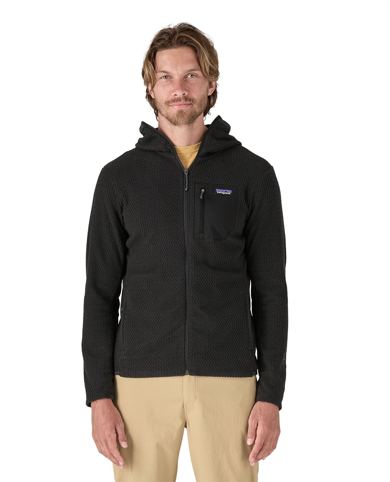 Patagonia Men R1 Air Full-Zip Hoody Black