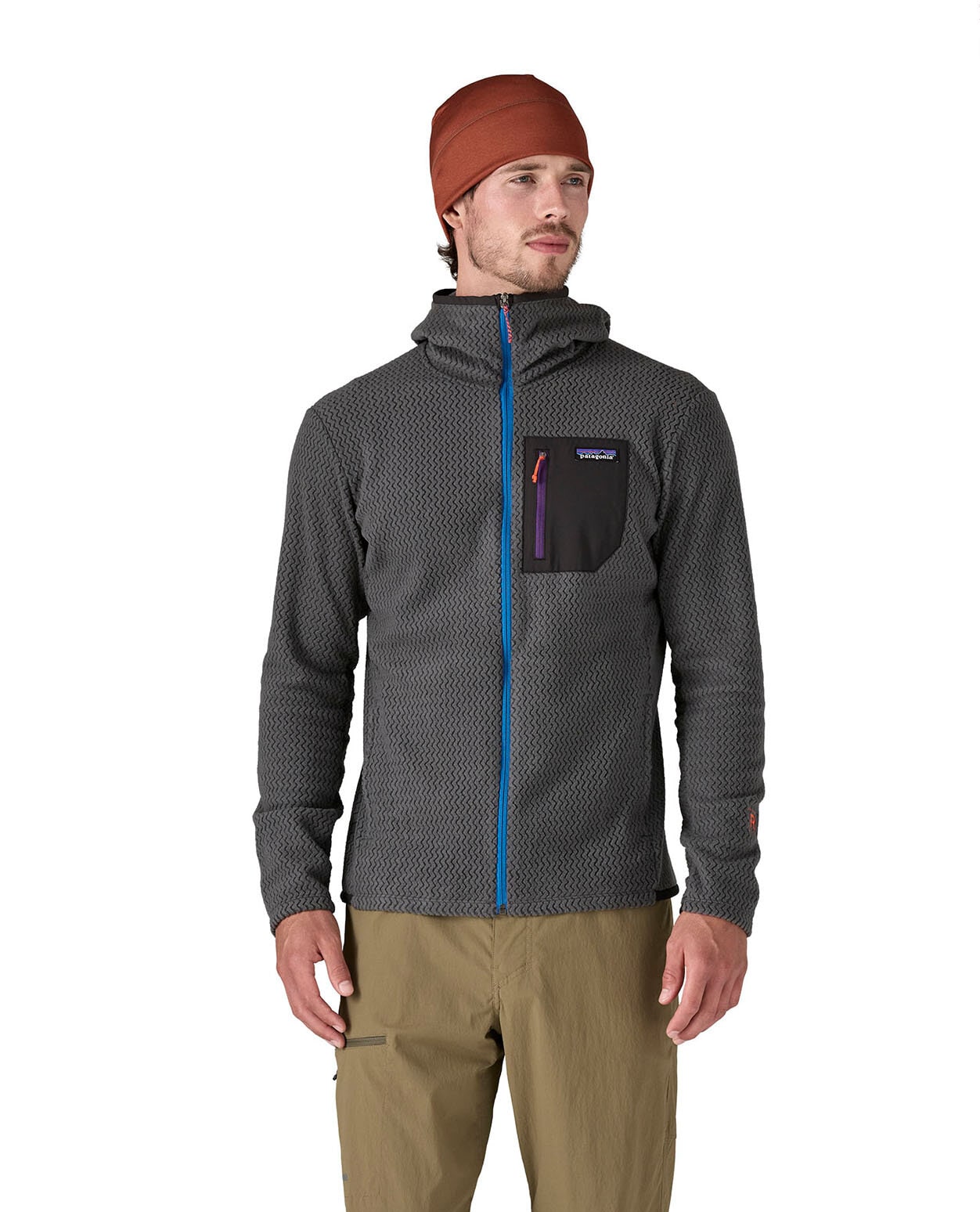 Patagonia Men R1 Air Full-Zip Hoody Forge Grey