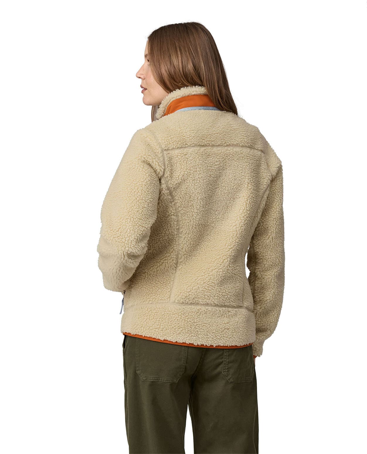 Patagonia Women Classic Retro-X Jacket Dark Natural W Redtail Rust