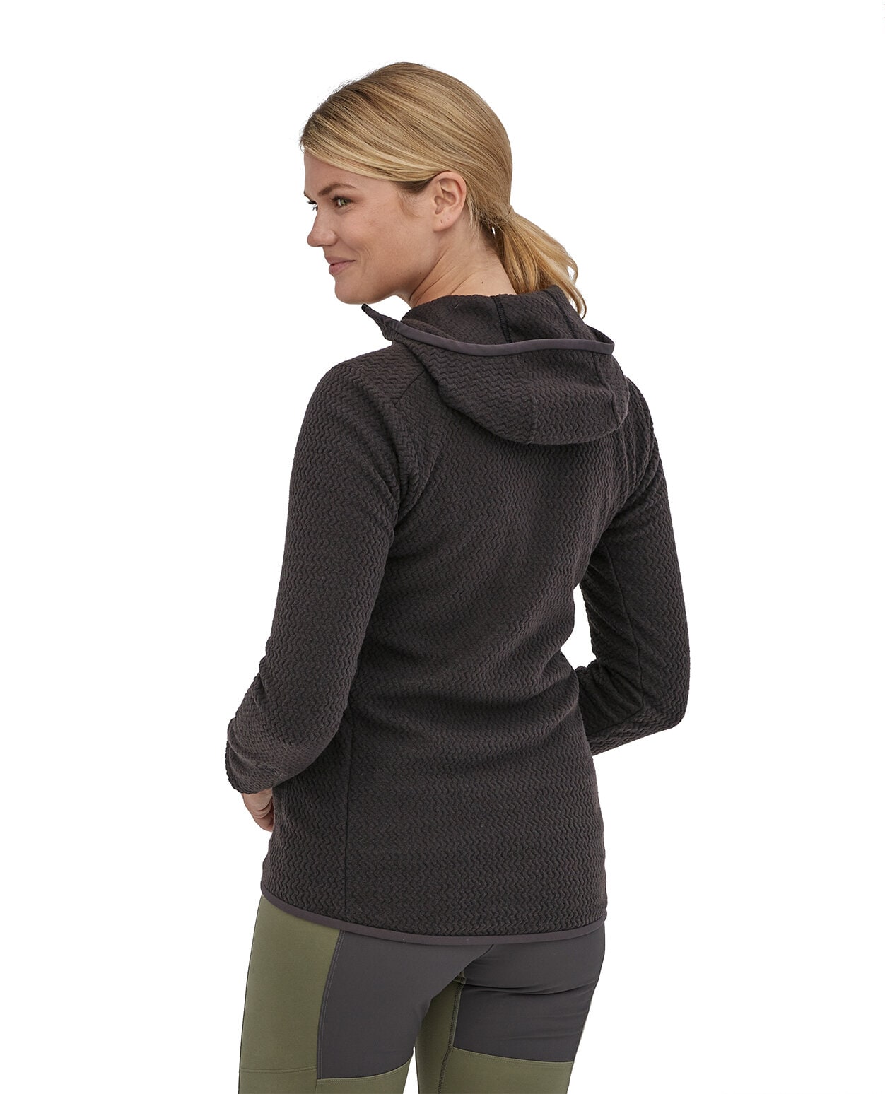 Patagonia Women R1 Air Full-Zip Hoody Black