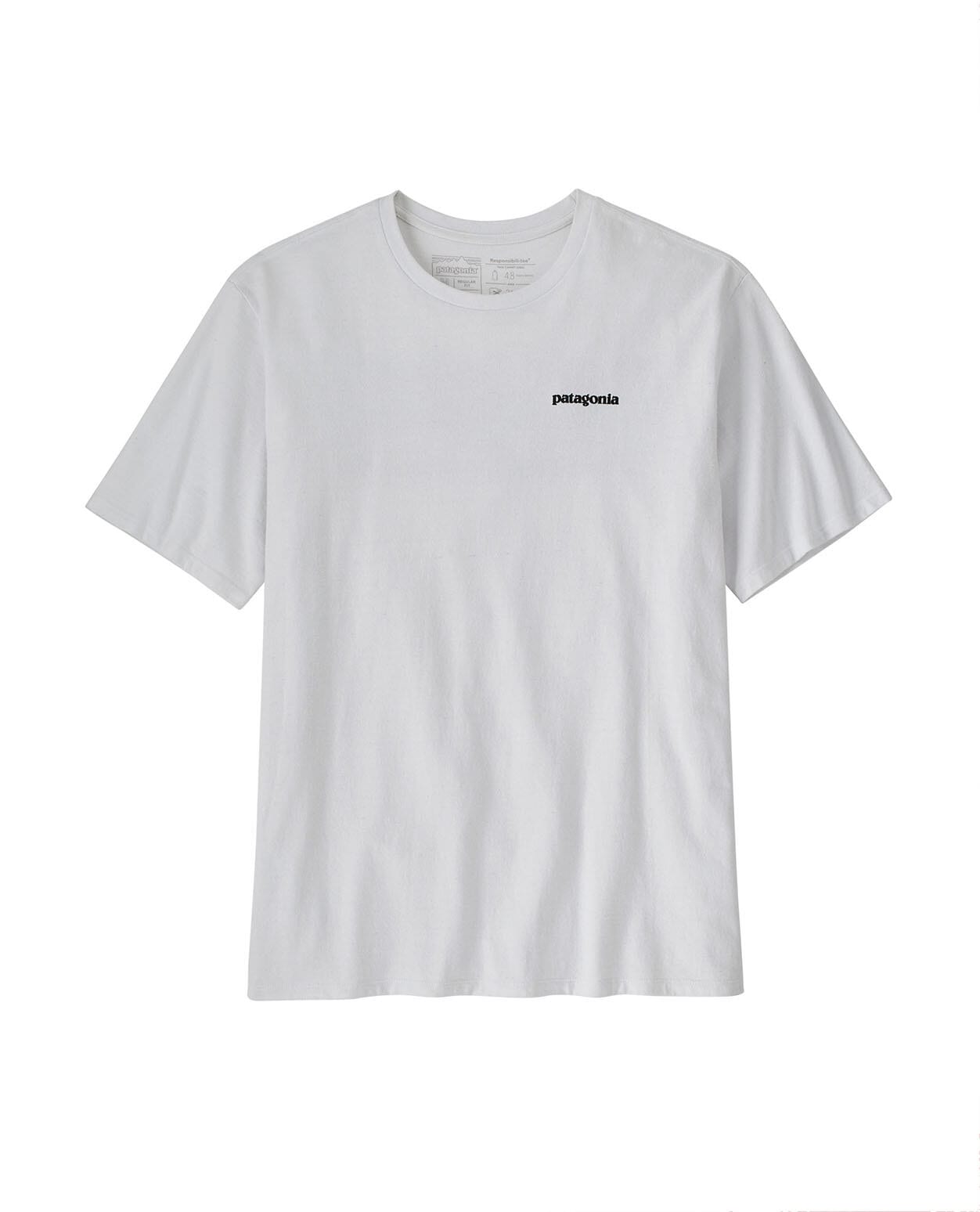 Patagonia Men P-6 Logo Responsibili Tee White