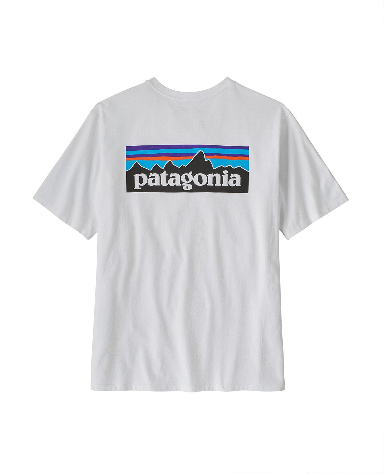 Patagonia Men P-6 Logo Responsibili Tee White