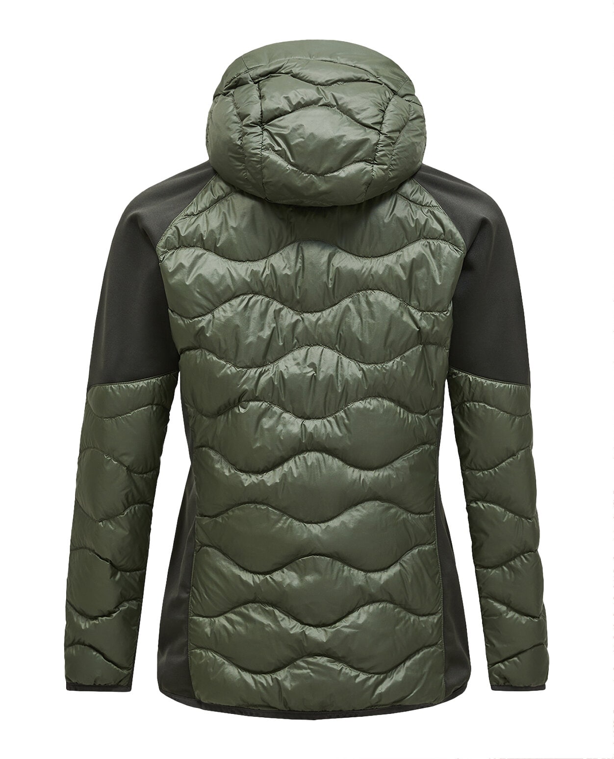 Peak Performance Men Helium Down Hybrid Hood Olive Extreme