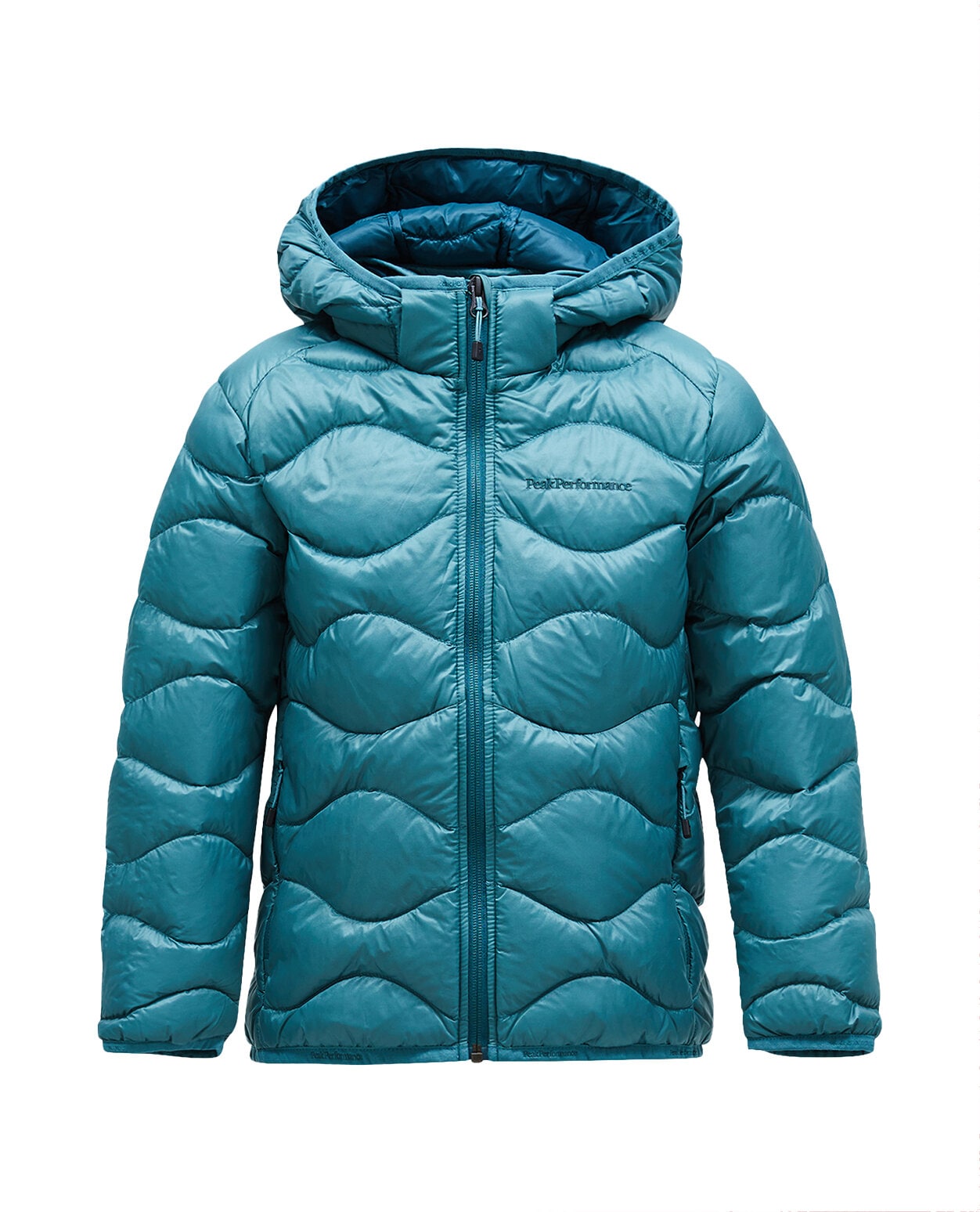 Peak Performance Junior Helium Down Hood Jacket Hydro Fresh