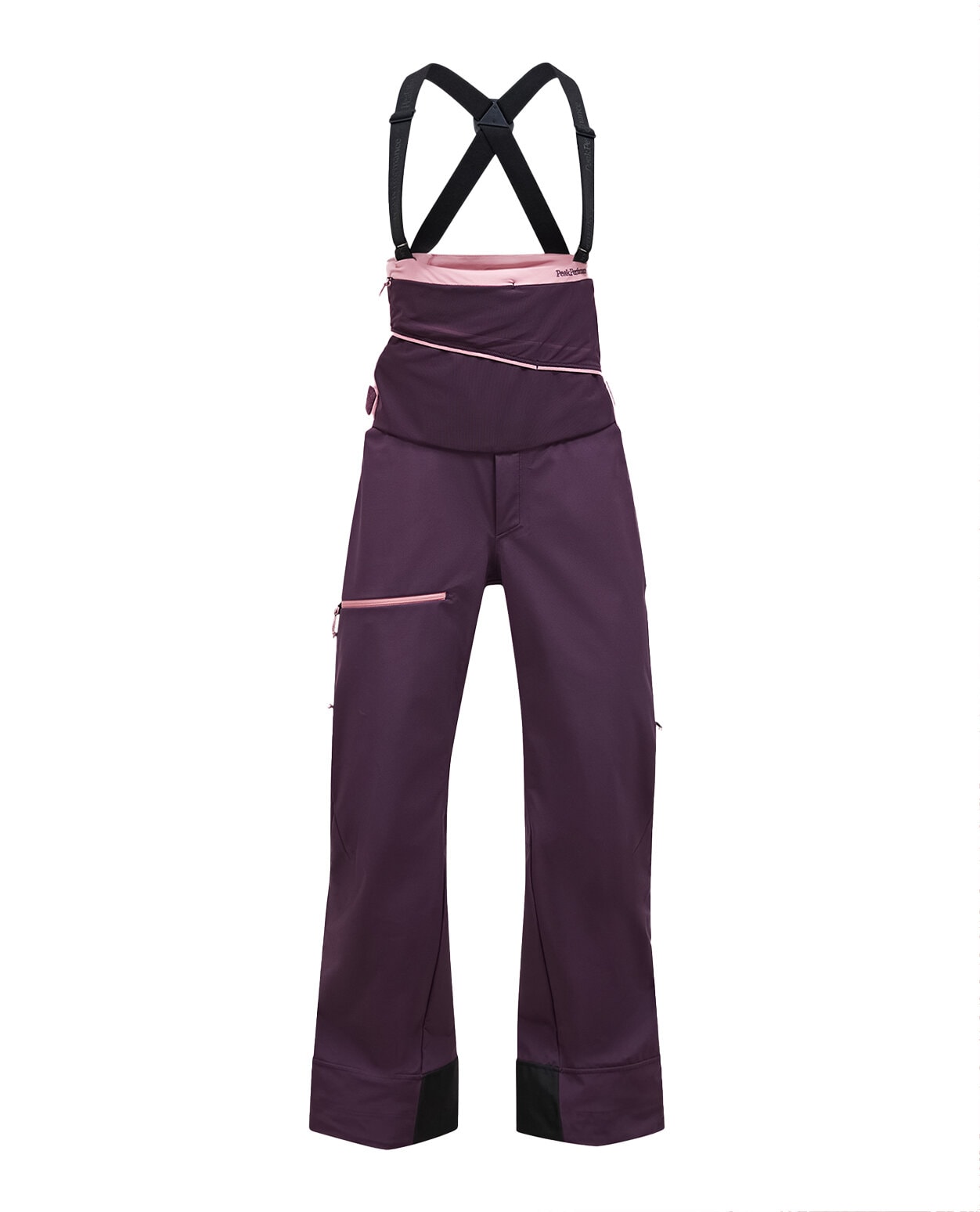 Peak Performance Women Ascent Softshell Bib Pants Mystic Purple