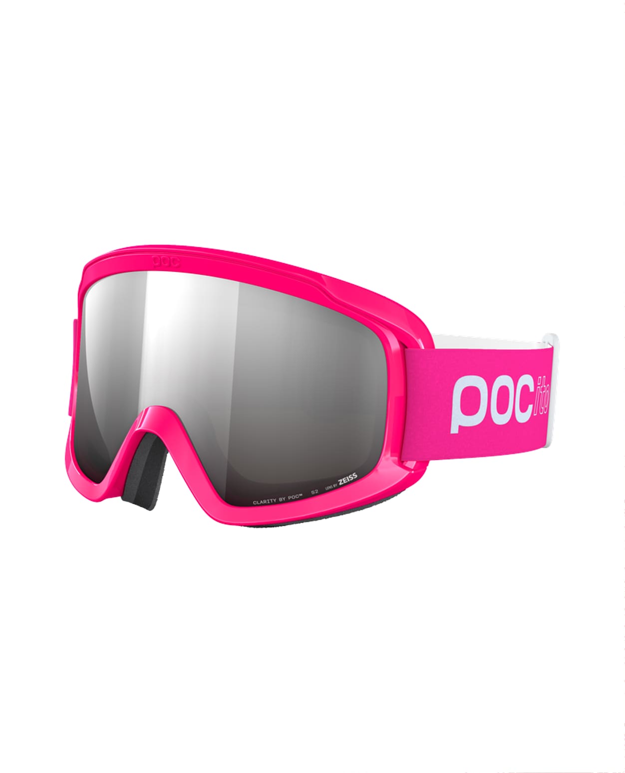 POC Pocito Opsin Fluorescent Pink/Partly Sunny Silver