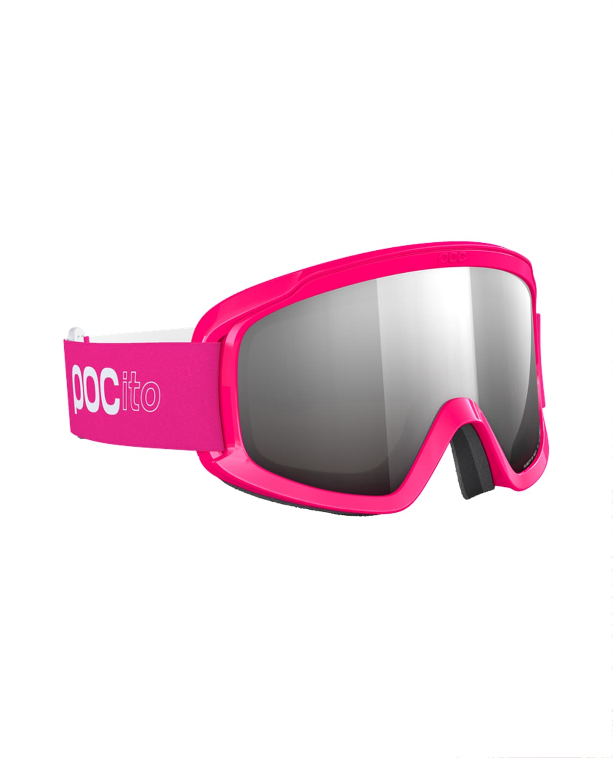 POC Pocito Opsin Fluorescent Pink/Partly Sunny Silver