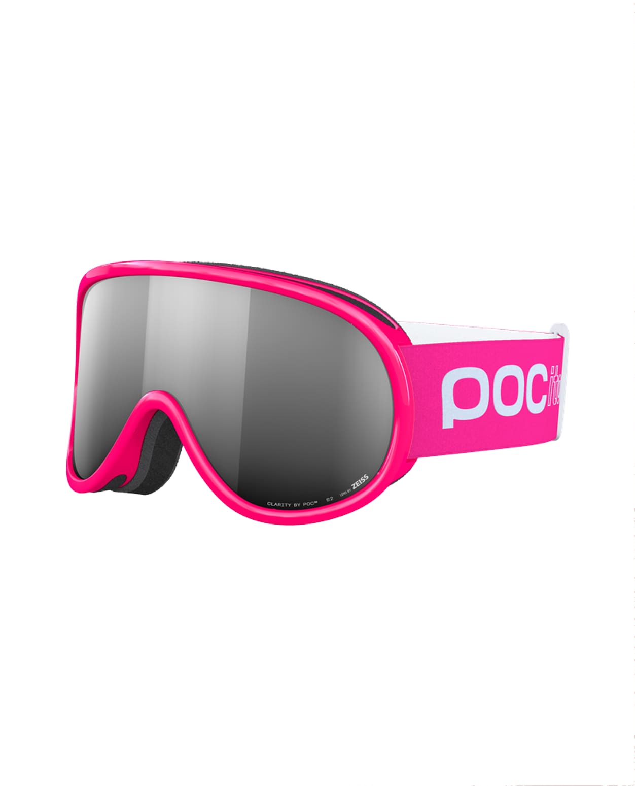 POC Pocito Retina Fluorescent Pink/Partly Sunny Silver