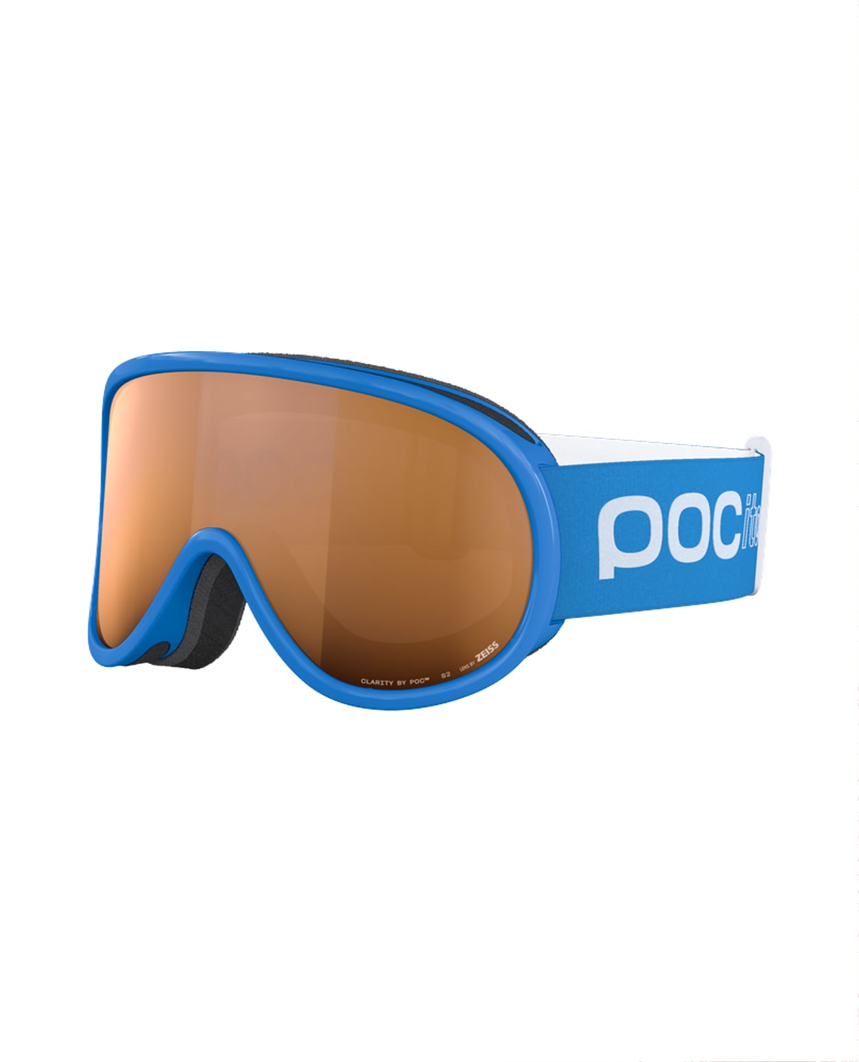 POC Pocito Retina Fluorescent Blue/Partly Sunny Light Orange