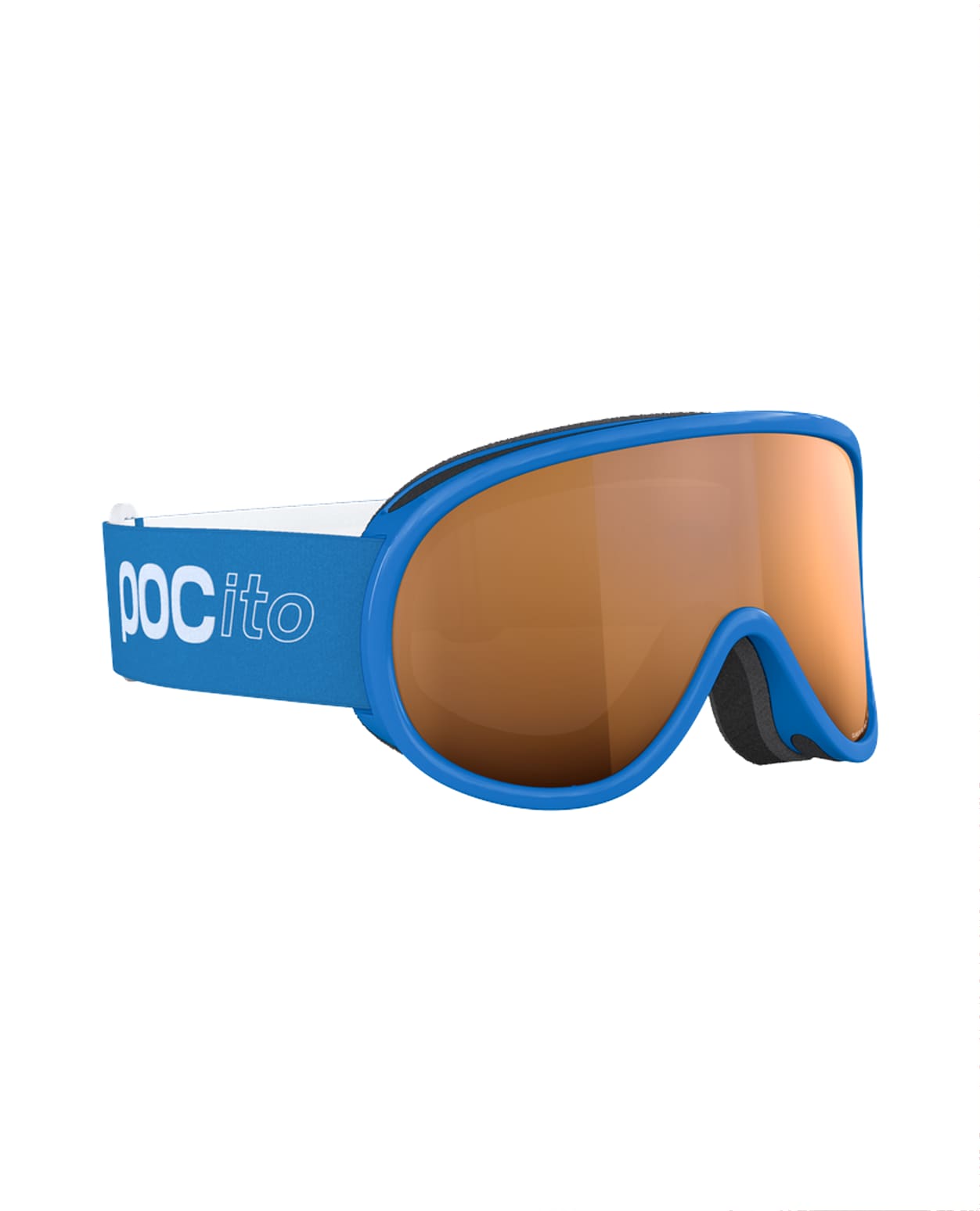 POC Pocito Retina Fluorescent Blue/Partly Sunny Light Orange