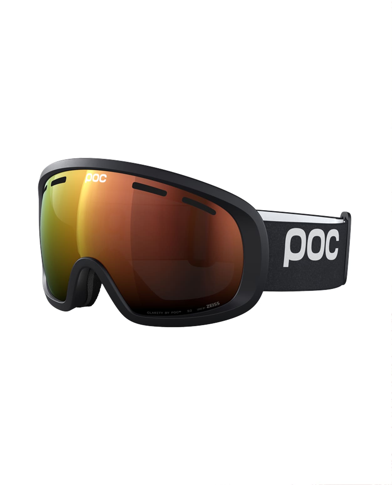 POC Fovea Mid Uranium Black/Partly Sunny Orange