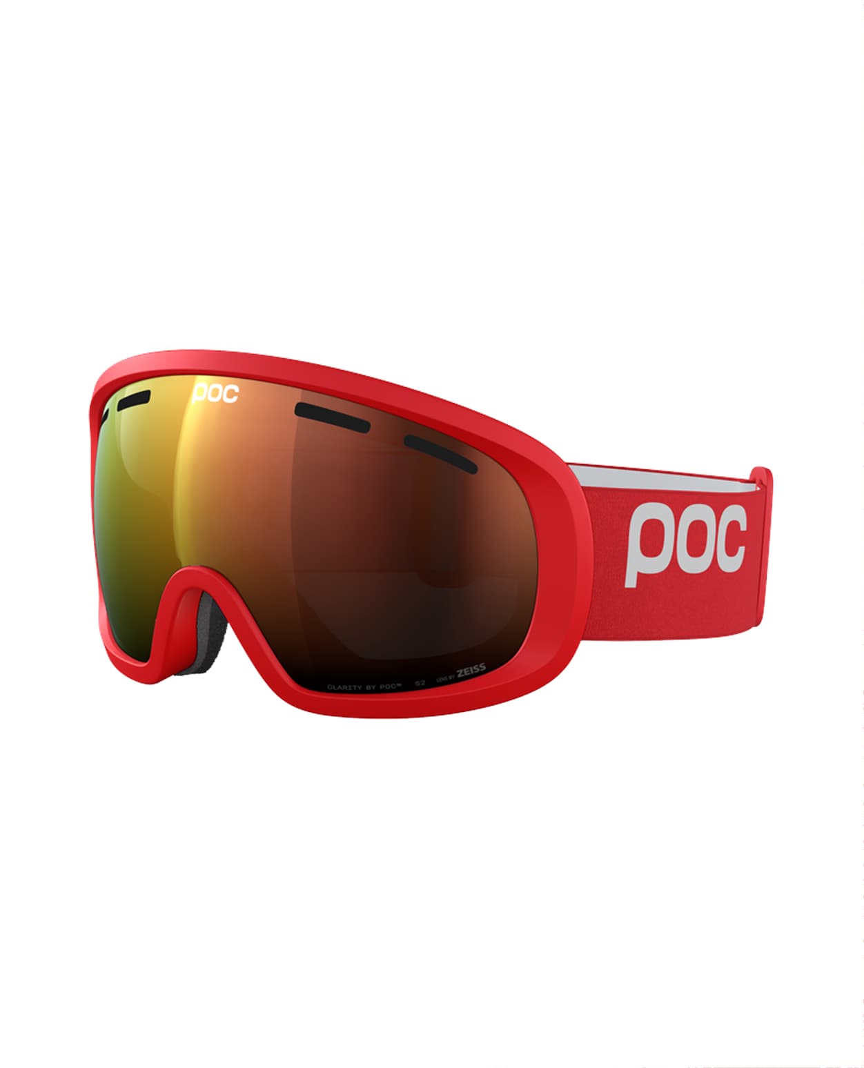 POC Fovea Mid Prismane Red/Partly Sunny Orange