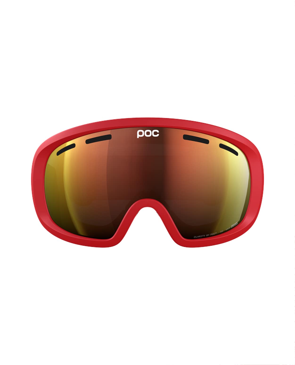 POC Fovea Mid Prismane Red/Partly Sunny Orange