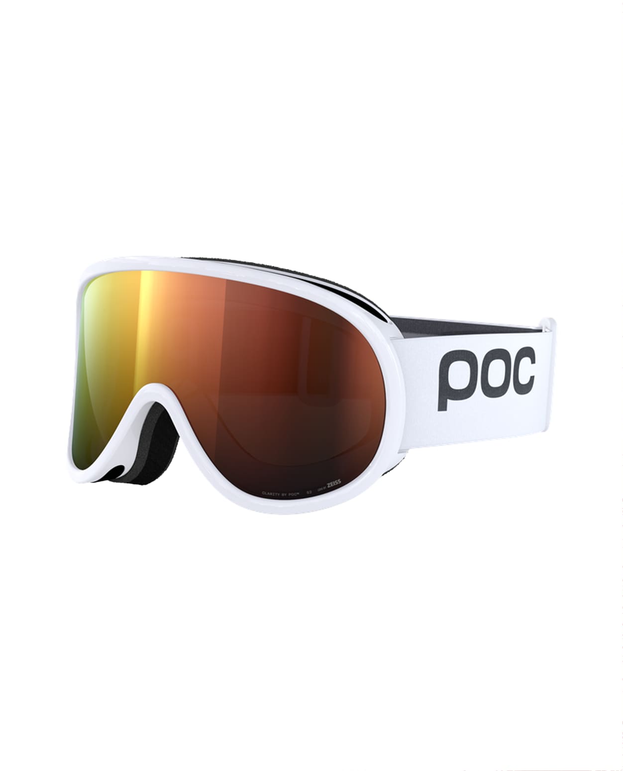 POC Retina Mid Hydrogen White/Partly Sunny Orange