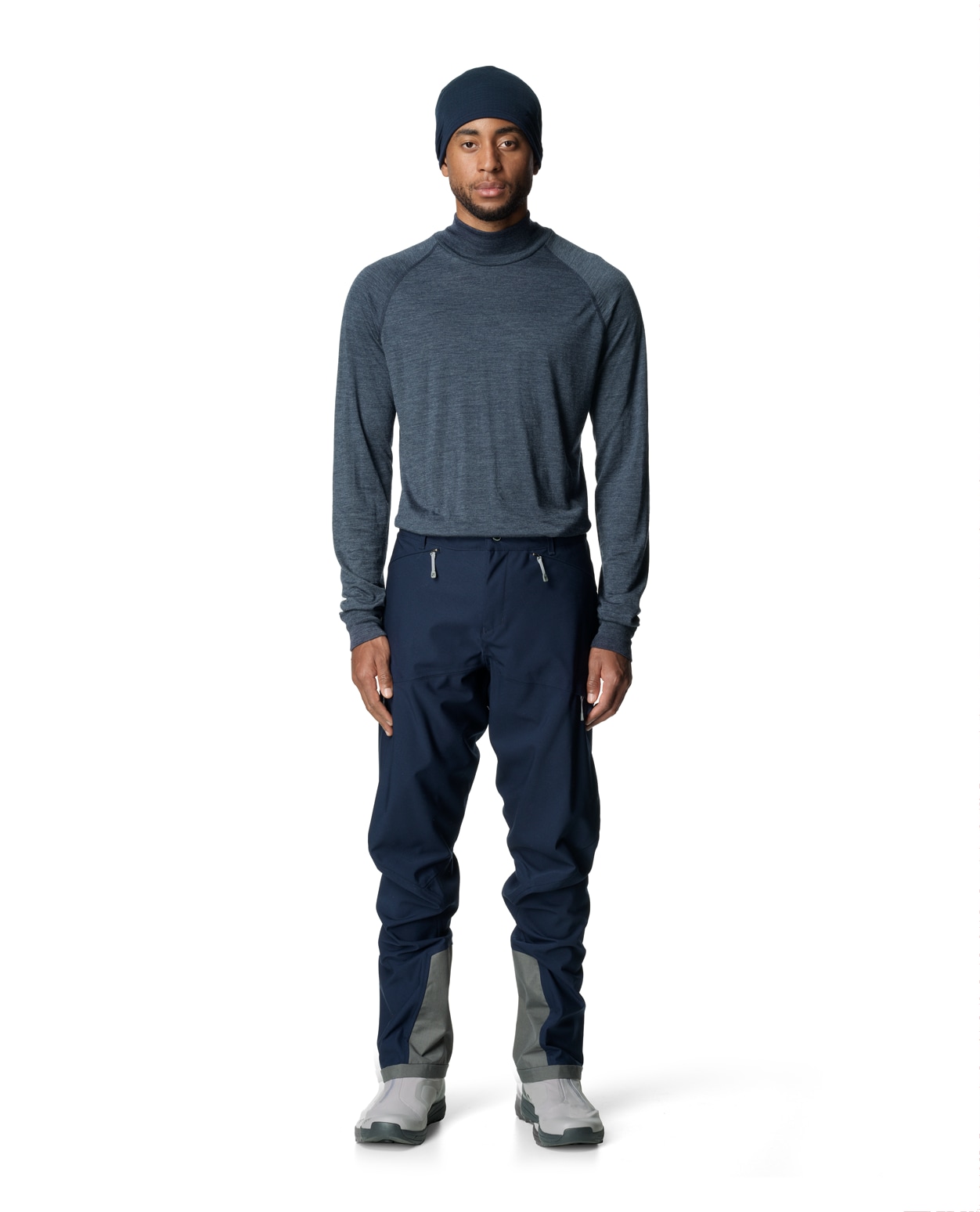 Houdini Men Activist Turtleneck Deep Sea Blue