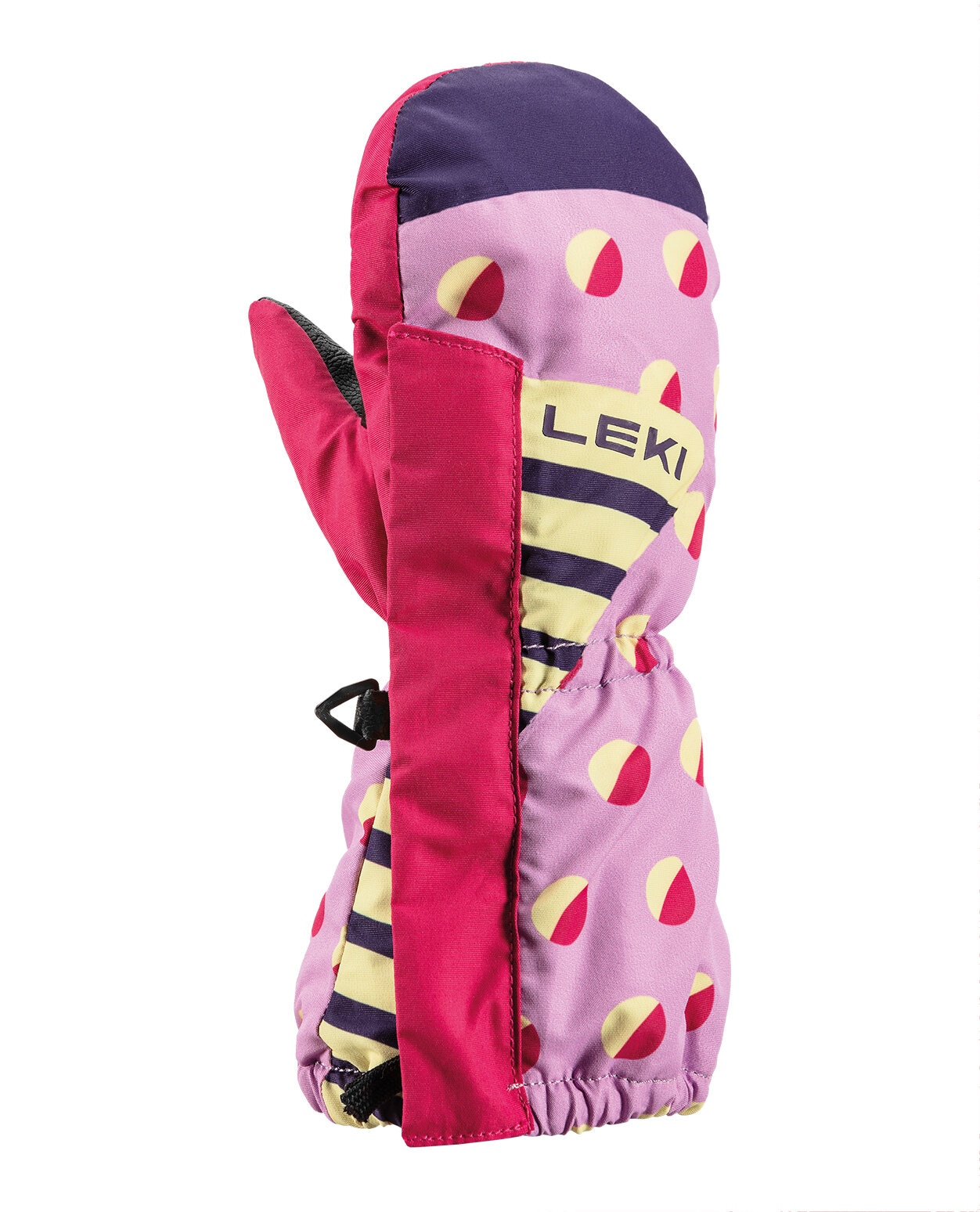 Leki Little Paw Mitt Long Purple Pink