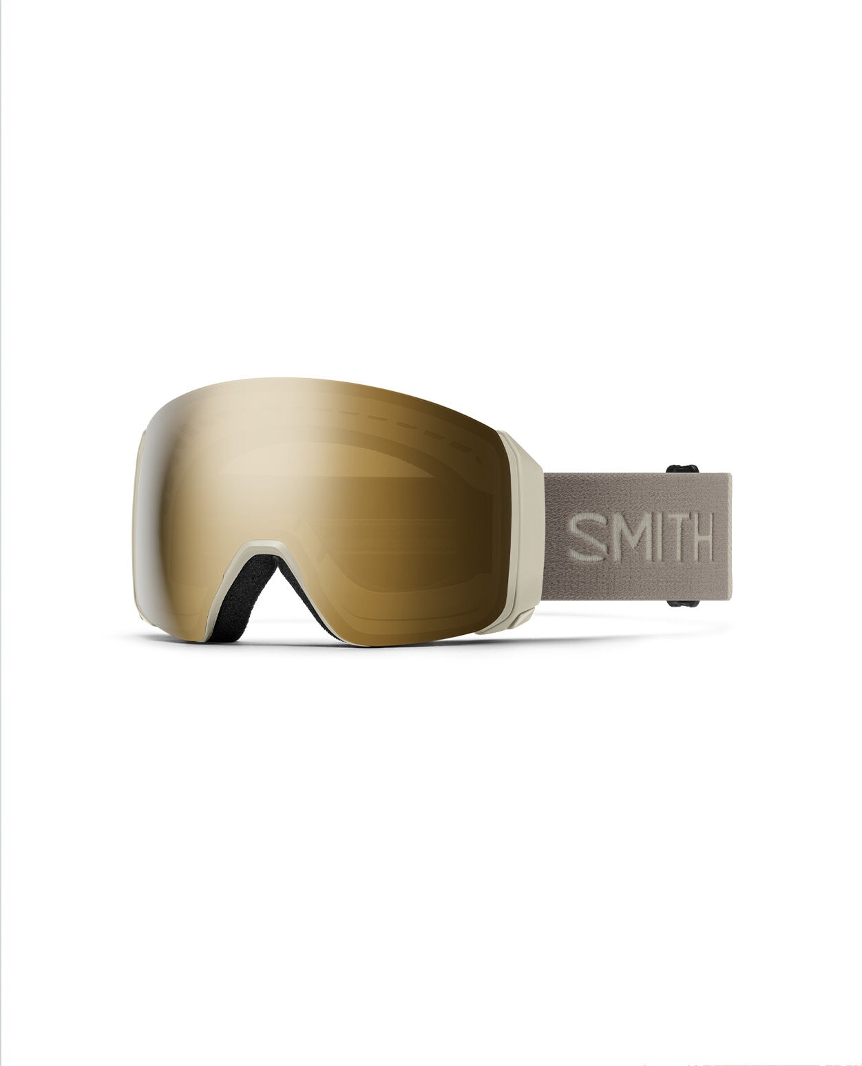 Smith 4D Mag XL Chalk/ChromaPop Sun Black Gold Mirror +extra lins