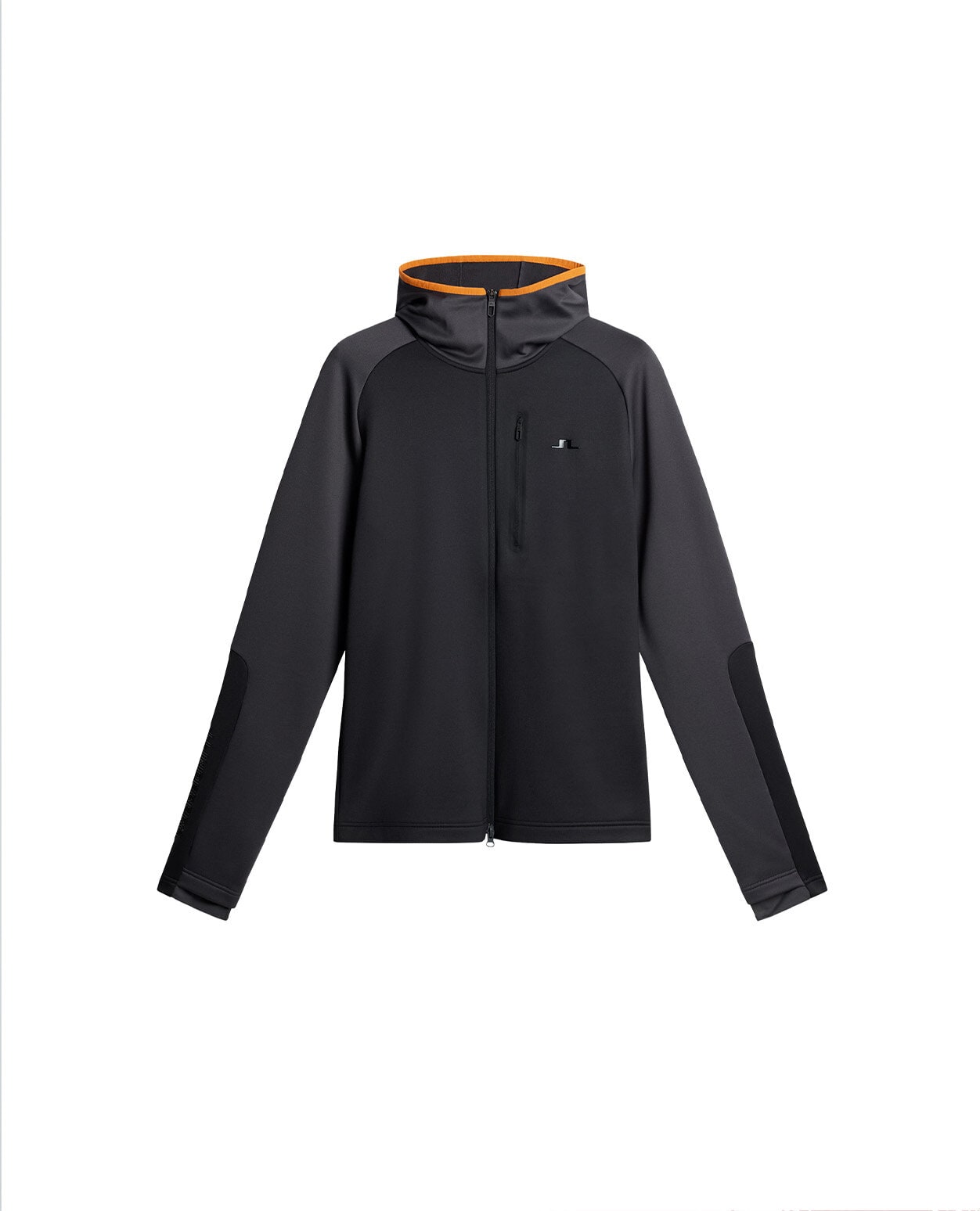 J.Lindeberg Men Elevation Full Zip Hood Black