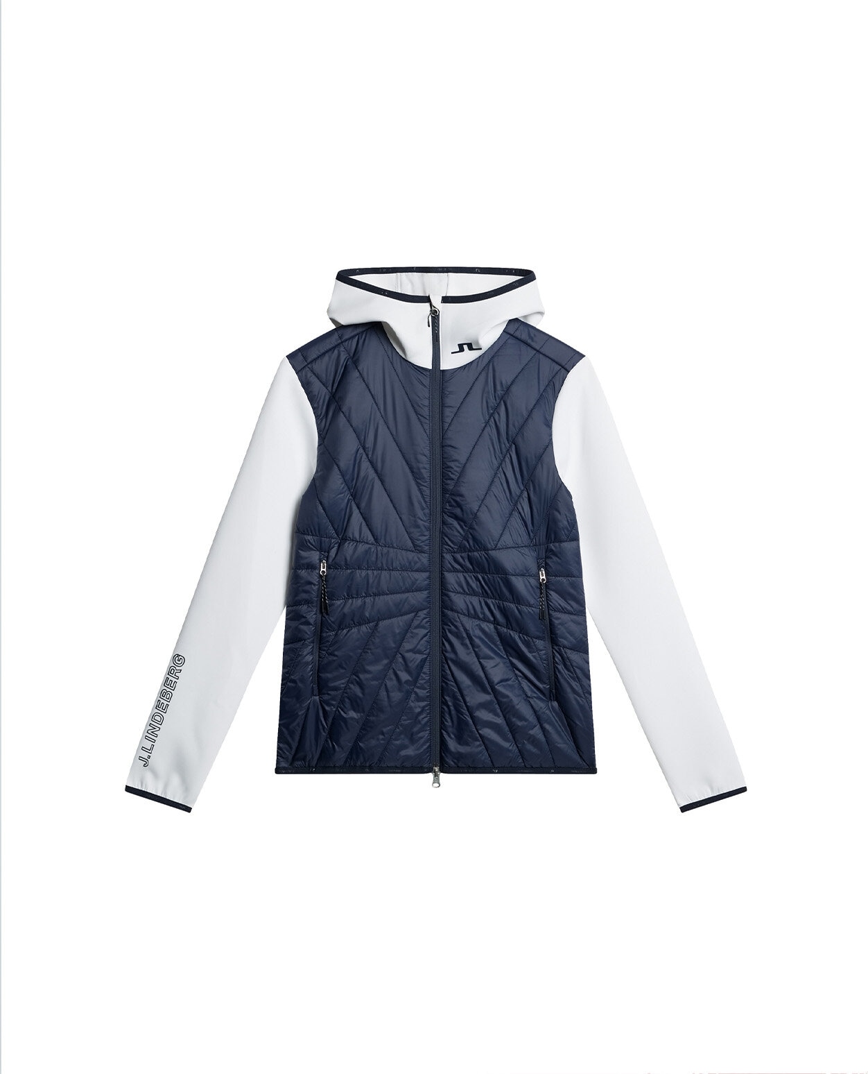 J.Lindeberg Women Holma Quilt Hybrid Hood JL Navy