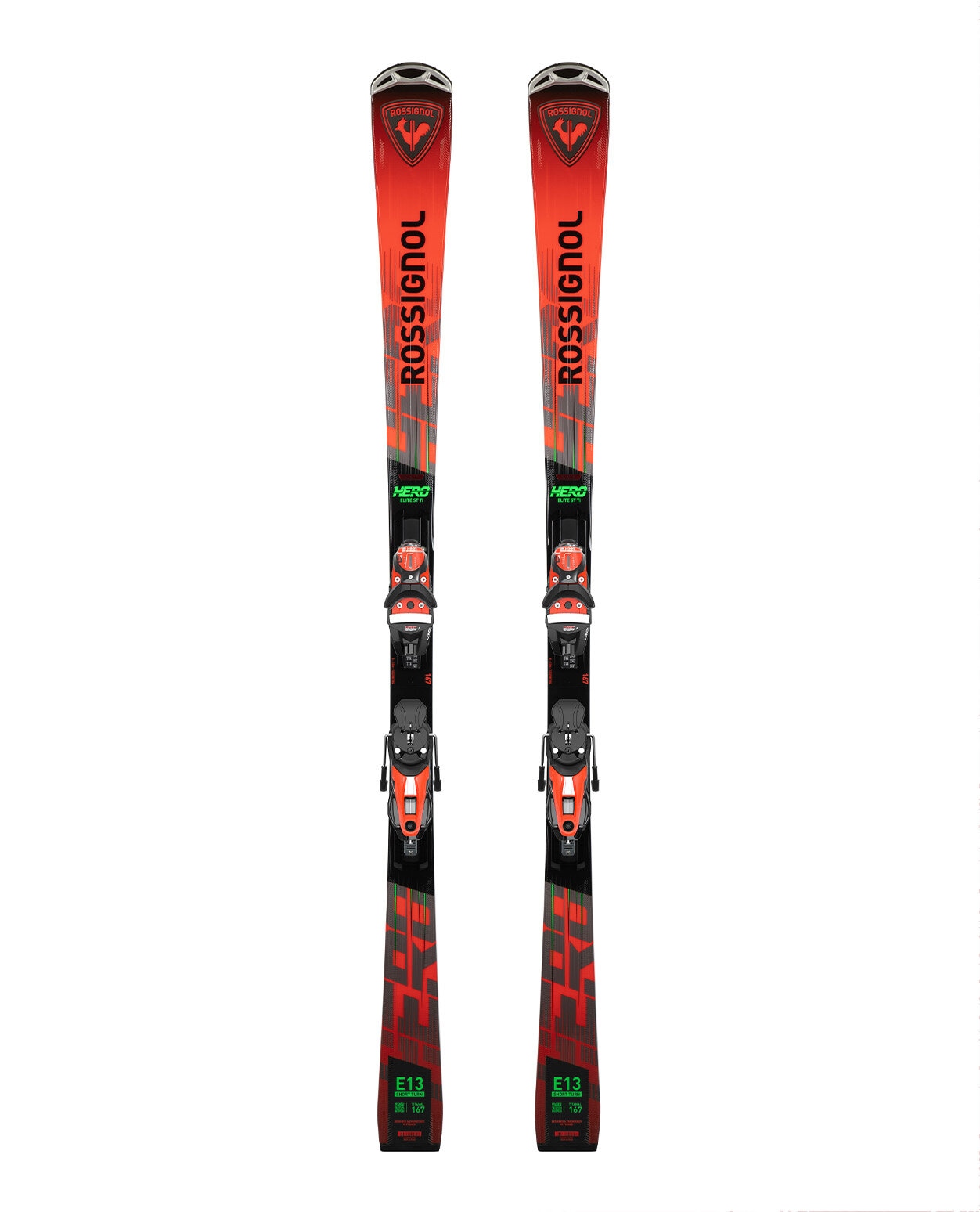 Rossignol Hero Elite ST + NX 12 Konect GW Black Hot Red