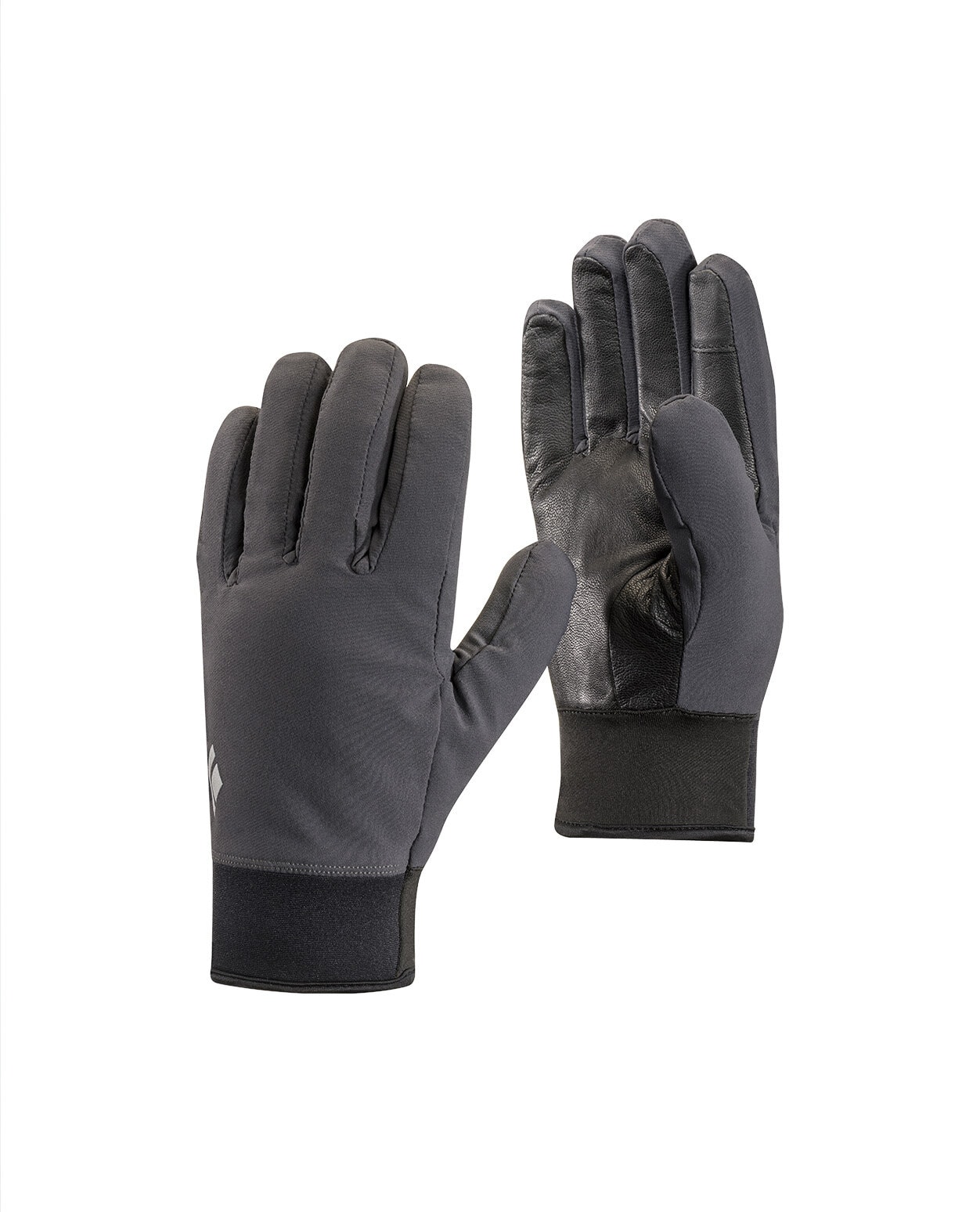 Black Diamond Midweight Softshell Gloves Smoke