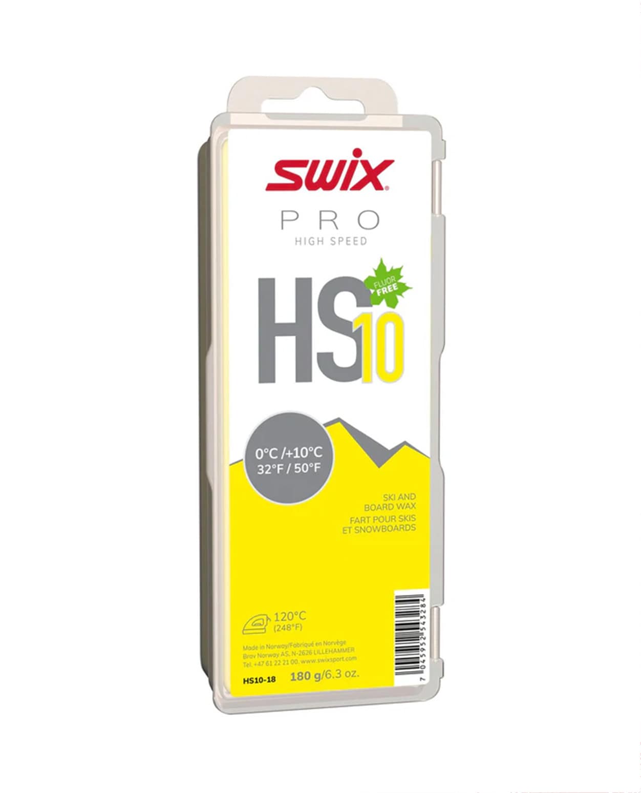 Swix HS10 Yellow 0°C/+10°C 180g